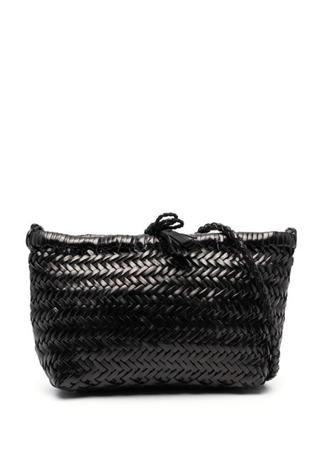 Black minsu shoulder bag DRAGON DIFFUSION - women